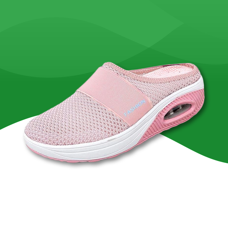 Chaussons Orthopédiques avec Semelle Compensée rose